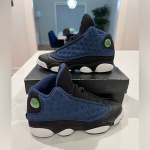COPY - Boy’s Nike Air Jordan 13 Retro Navy University Blue 884129-400 GS Size 4…